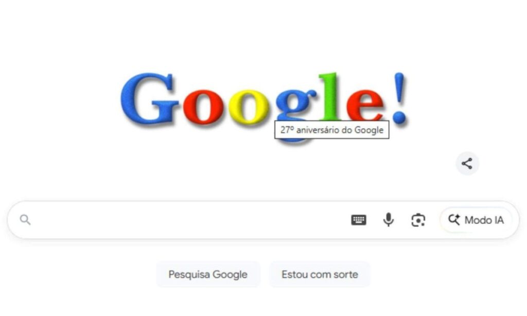 Google celebra 27 anos com doodle e trajetória de inovação