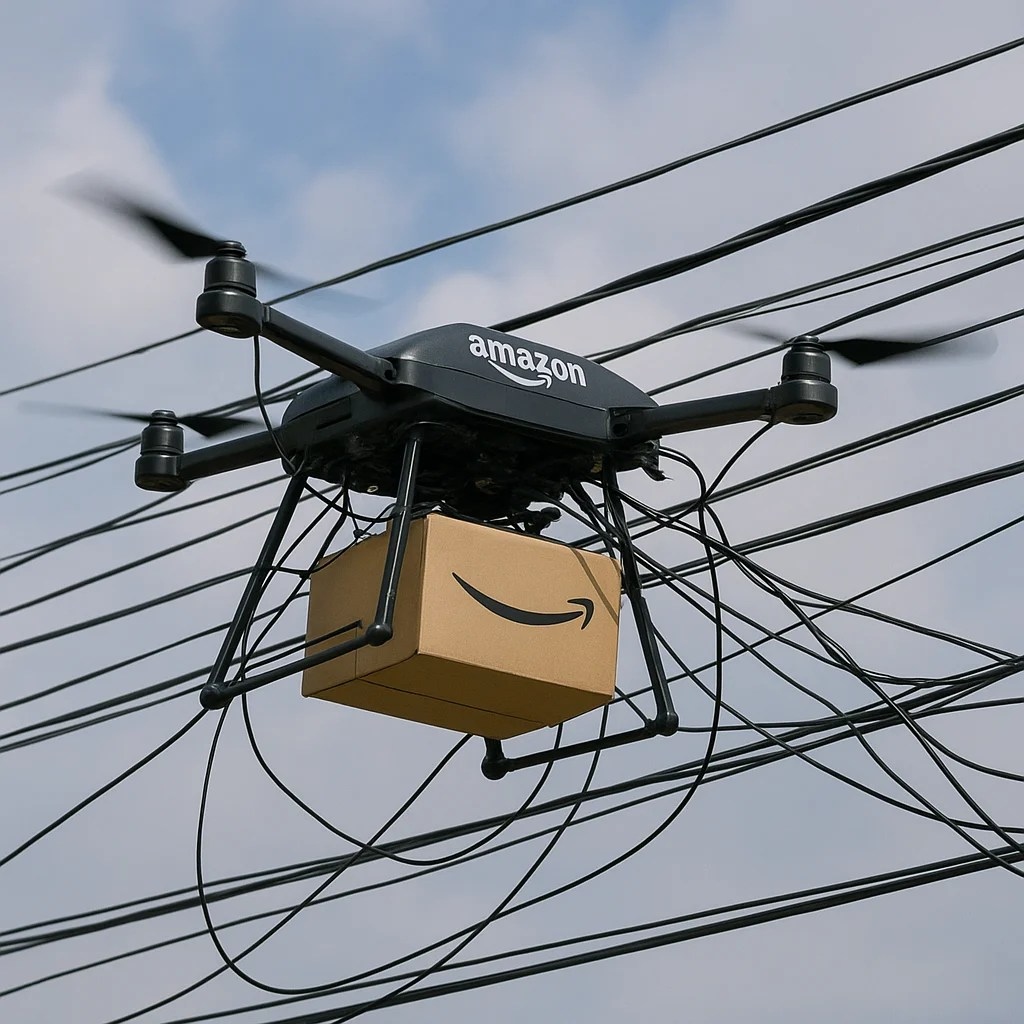 Drones da Amazon entram na mira da FAA após colisão no Texas