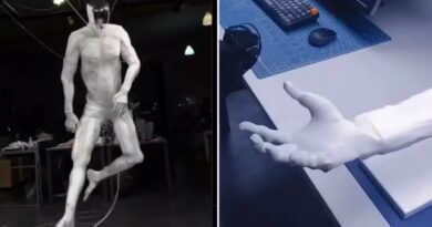 Robô super-realista usa microfibras e já imita força humana