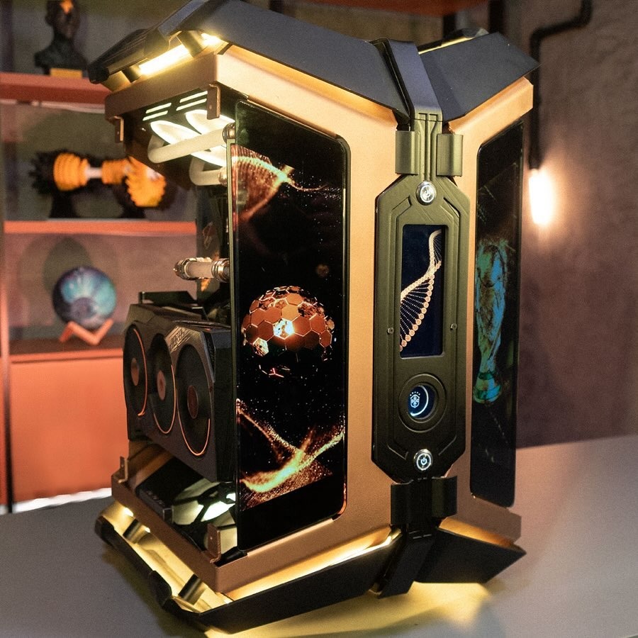 Pc Gamer de R$ 100 mil feito para Ronaldo Fenômeno impressiona com três sistemas e design temático