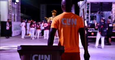 Clin recolhe mais de 3 toneladas de resíduos no Caminho Niemeyer durante o Carnaval de Niterói