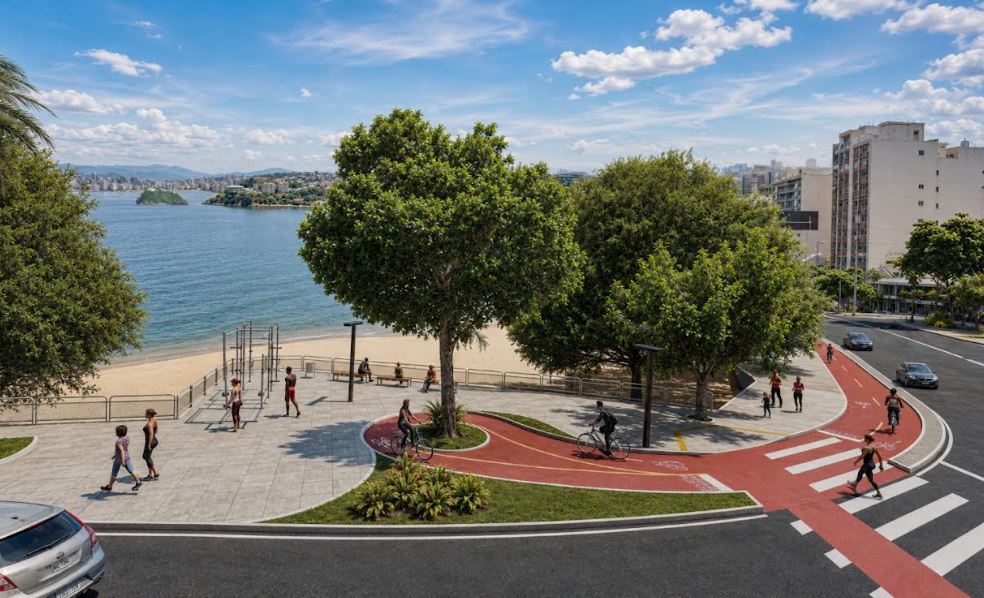 Icaraí terá orla renovada com ciclovia e novos quiosques 2 Icaraí terá orla renovada com ciclovia e novos quiosques